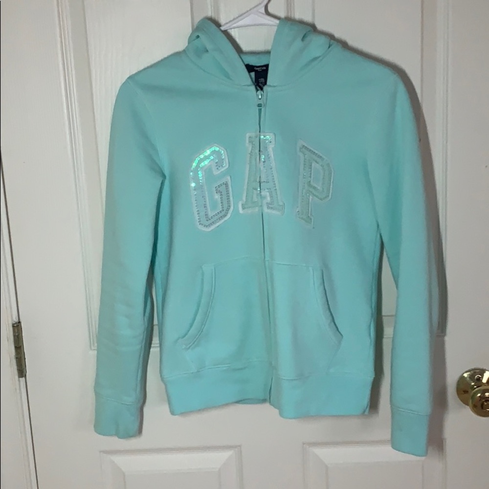 Gap zip up fleece hoodie